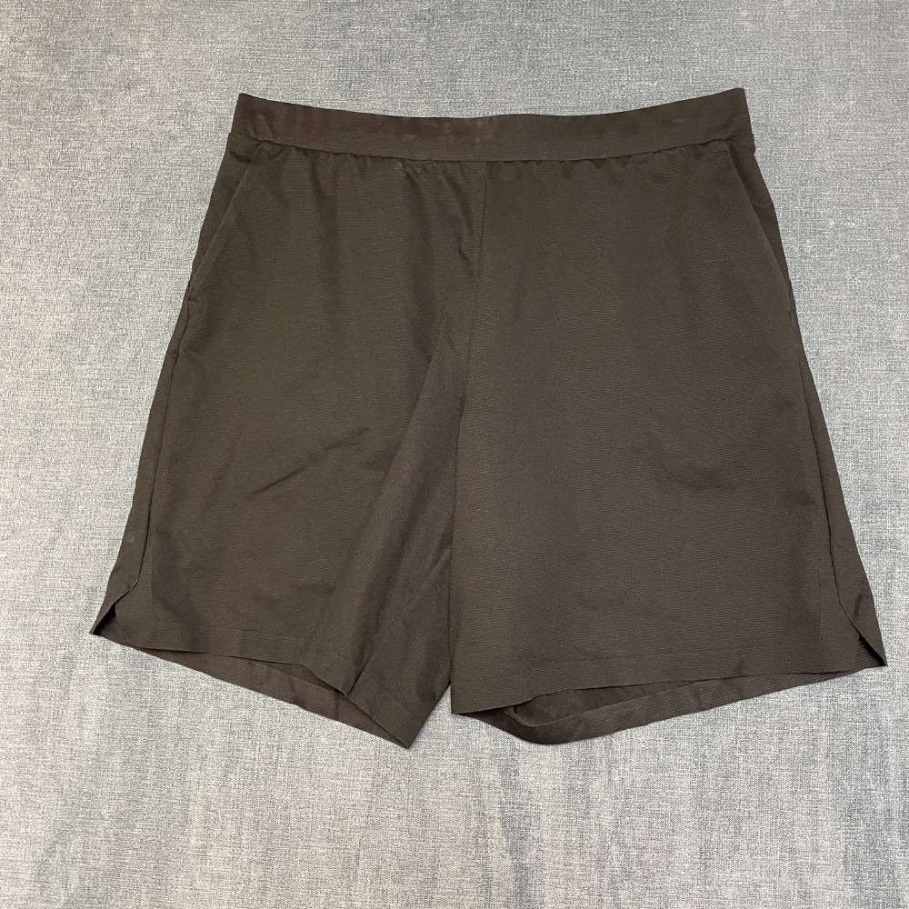 Uniqlo Ultra Stretch Active Shorts Womens Large Black Flat Front Jogging Running